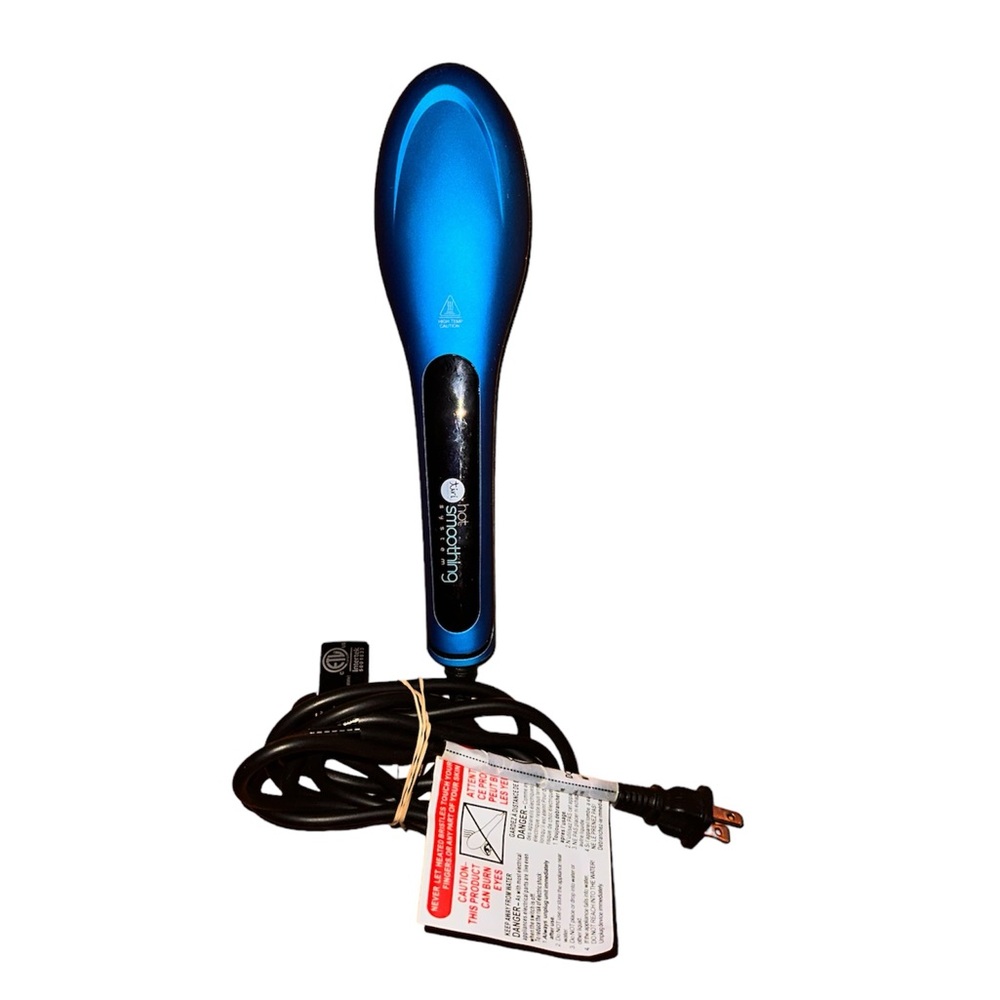 Tiri Professional Hot Smoothing System Digital Straightening Brush Metallic Blue